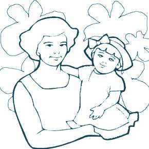 Раскраска Мамочка Раскраска Мамочка