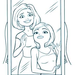 Раскраска Мамочка Раскраска Мамочка