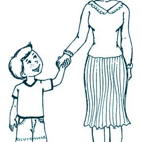 Раскраска Мамочка Раскраска Мамочка