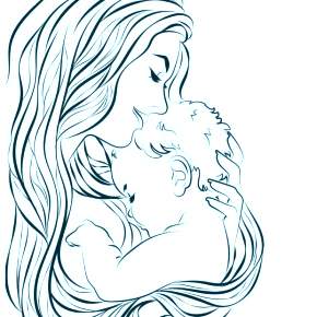 Раскраска Мамочка Раскраска Мамочка