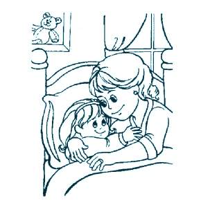 Раскраска Мамочка Раскраска Мамочка