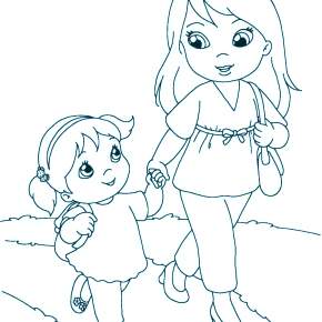 Раскраска Мамочка Раскраска Мамочка