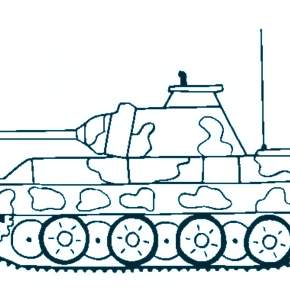 Раскраска Военная техника