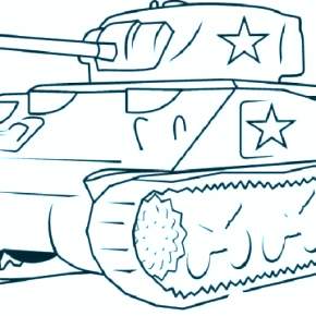 Раскраска Военная техника