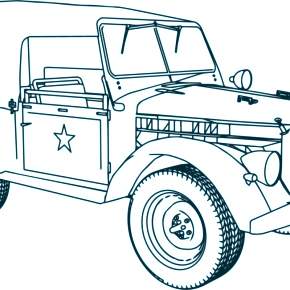 Раскраска Военная техника