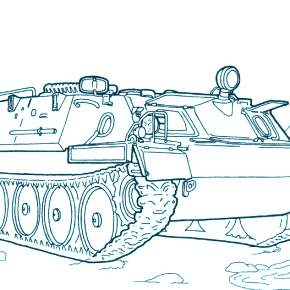 Раскраска Военная техника