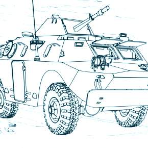 Раскраска Военная техника
