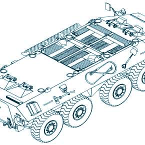 Раскраска Военная техника