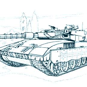 Раскраска Военная техника
