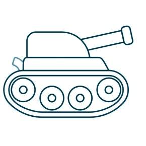 Раскраска Военная техника