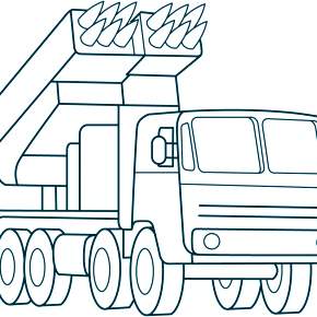 Раскраска Военная техника