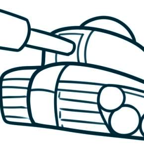 Раскраска Военная техника