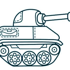 Раскраска Военная техника