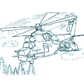 Раскраска Военная техника
