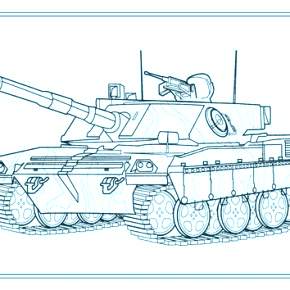 Раскраска Военная техника