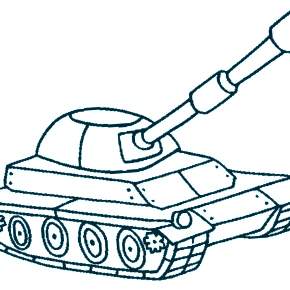 Раскраска Военная техника