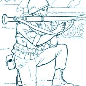 Раскраска Военная техника