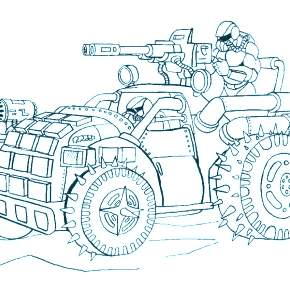 Раскраска Военная техника