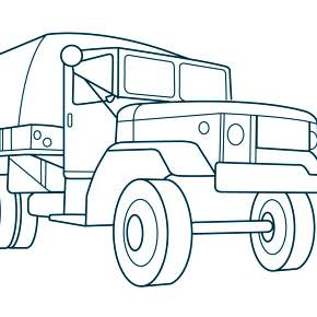 Раскраска Военная техника