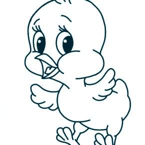 Раскраска Цыплята Раскраска Цыплята