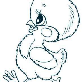 Раскраска Цыплята Раскраска Цыплята