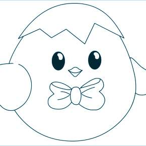 Раскраска Цыплята Раскраска Цыплята