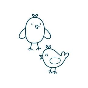 Раскраска Цыплята Раскраска Цыплята