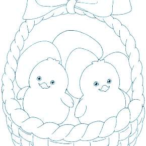 Раскраска Цыплята Раскраска Цыплята