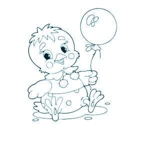 Раскраска Цыплята Раскраска Цыплята