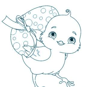 Раскраска Цыплята Раскраска Цыплята