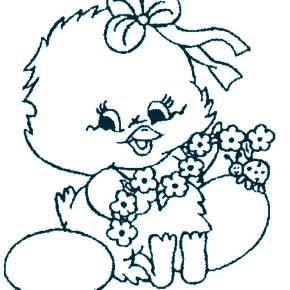 Раскраска Цыплята Раскраска Цыплята