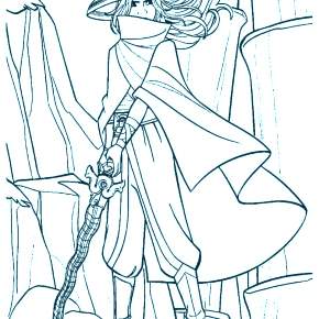 Раскраска Райя и последний дракон