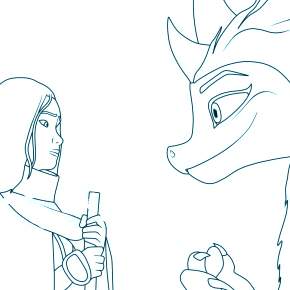 Раскраска Райя и последний дракон