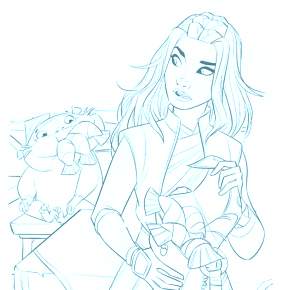 Раскраска Райя и последний дракон