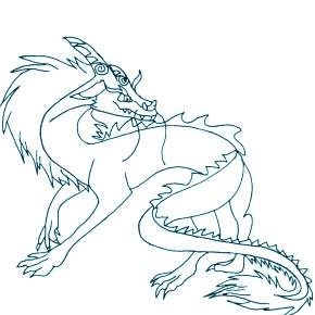 Раскраска Райя и последний дракон