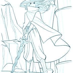 Раскраска Райя и последний дракон