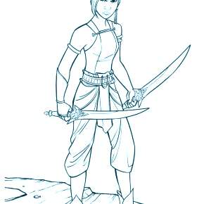 Раскраска Райя и последний дракон