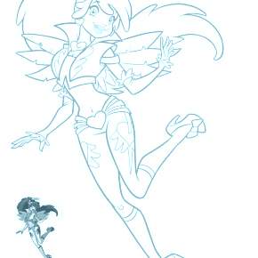 Раскраска Друзья ангелов