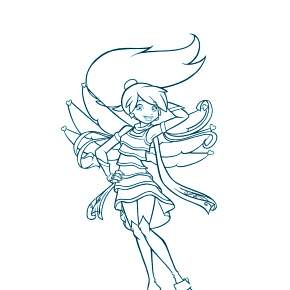 Раскраска Друзья ангелов