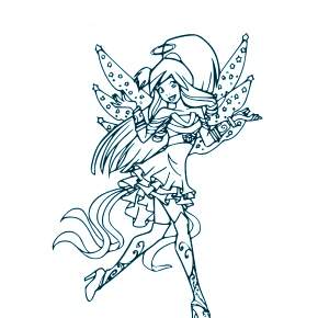 Раскраска Друзья ангелов