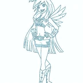 Раскраска Друзья ангелов