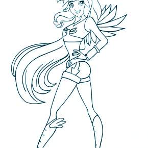 Раскраска Друзья ангелов