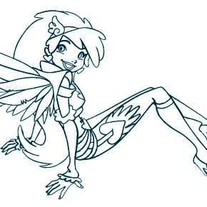 Раскраска Друзья ангелов