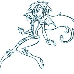 Раскраска Друзья ангелов