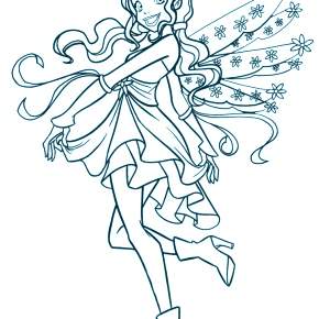 Раскраска Друзья ангелов