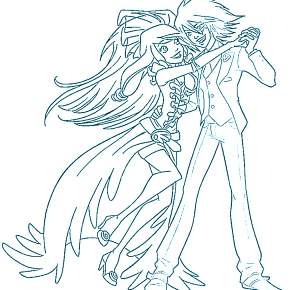 Раскраска Друзья ангелов