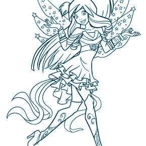 Раскраска Друзья ангелов