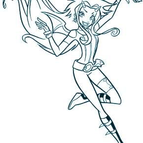 Раскраска Друзья ангелов