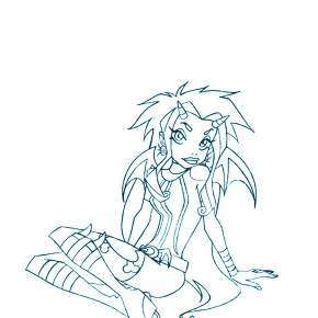 Раскраска Друзья ангелов