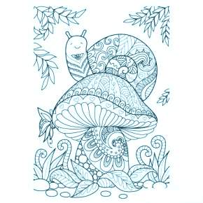 Раскраска Мухомор